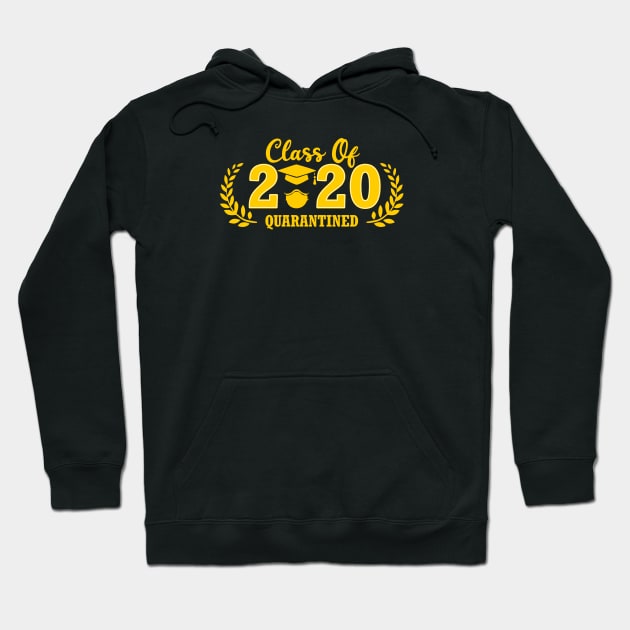 Graduation class of 2020 quarantined corona covid19 staycation Hoodie by Typography Dose